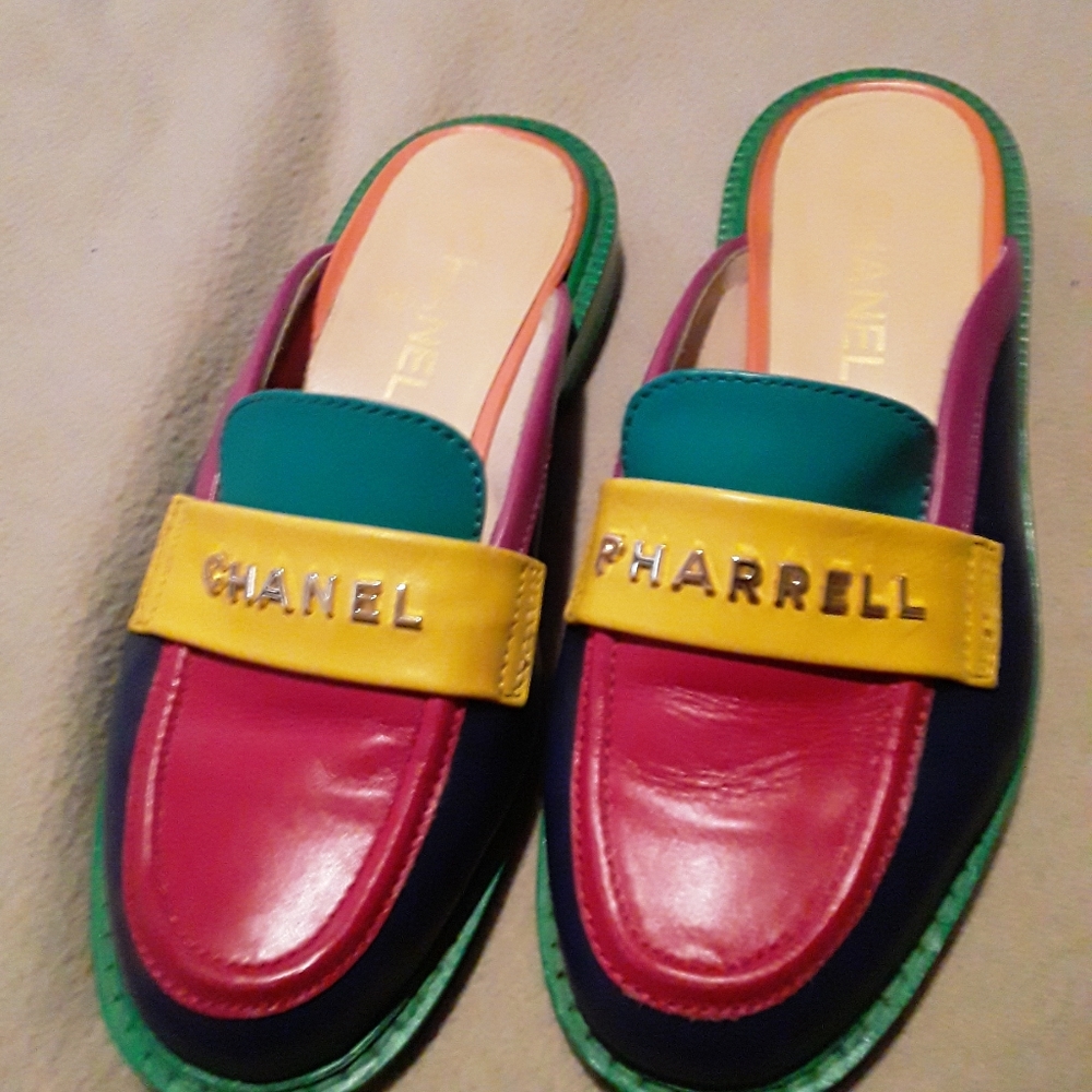 Chanel pharrell loafers
